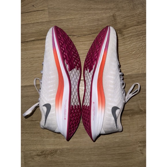 Nike Zoom Pegasus Turbo 2 Women's Running Shoes White, Pink, Orange Size 9 - Picture 2 of 13